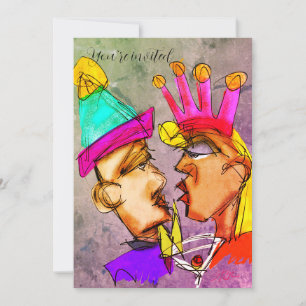 Invitations du réveillon du Nouvel An