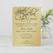 Invitations du réveillon du Nouvel An - Elegant Go (Debout devant)