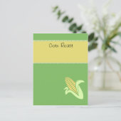 Invitations du rôti de maïs (Debout devant)