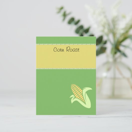 Invitations du rôti de maïs (Debout devant)