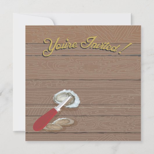 Invitations du rôti d'huître (Dos)