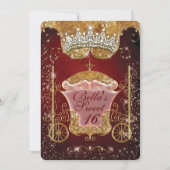 Invitations du Royal Bling Princess Party (Devant)