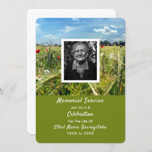 Invitations du service commémoratif de la mort de