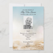 Invitations du service commémoratif funéraire de s (Devant)