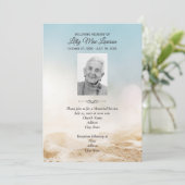 Invitations du service commémoratif funéraire de s (Debout devant)