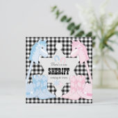 Invitations du Sheriff Cowboy à la Revedette de ge (Debout devant)