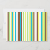 Invitations du singe 1er anniversaire (Dos)