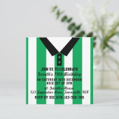 Invitations du Soccer Jersey à thème Modèle, Vert (Debout devant)