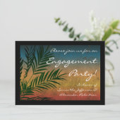 Invitations du Sunset Palm Tree Party (Debout devant)