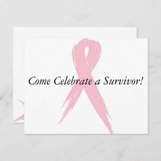 Invitations du Survivant Party (Devant / Derrière)