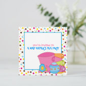 Invitations du Tea Party de Mad Hatter (Debout devant)