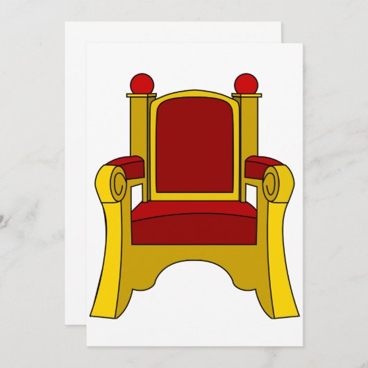 Invitations du Trône (Devant / Derrière)