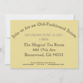 Invitations du Victorian Gathering Party (Dos)