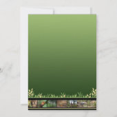 Invitations du zoo de la faune (Dos)