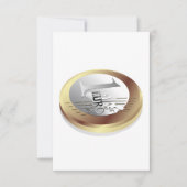 Invitations d'un euro pièce (Devant)