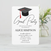 Invitations d'une partie de diplôme simple (Debout devant)