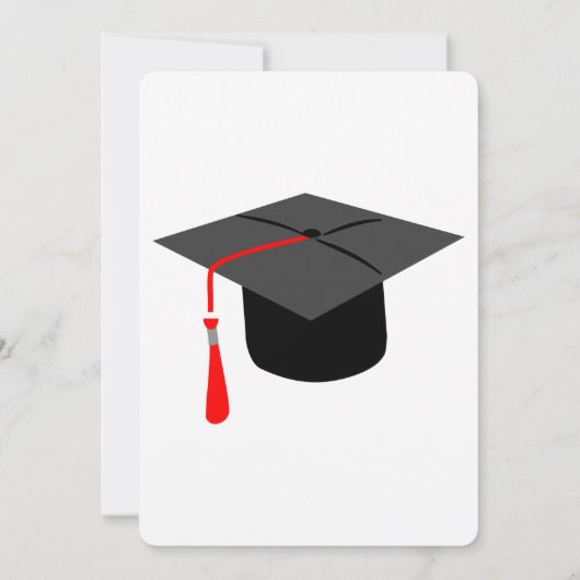 Invitations d'une partie de diplôme simple (Dos)