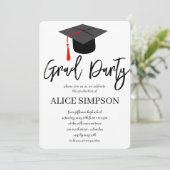 Invitations d'une partie de diplôme simple (Debout devant)