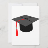 Invitations d'une partie de diplôme simple (Dos)