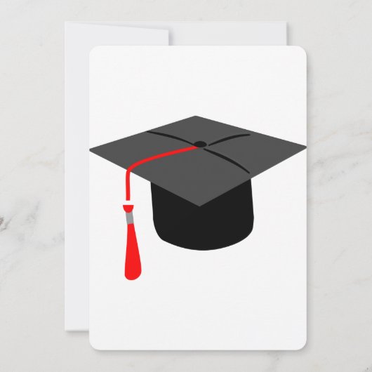 Invitations d'une partie de diplôme simple (Dos)