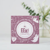 Invitations Eek Halloween (Debout devant)