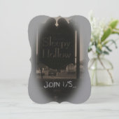 Invitations éffrayant Sleepy Hollow 5" x 7" (Debout devant)