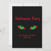 Invitations éffrayantes de la fête d'Halloween (Devant)