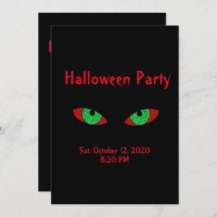 Invitations éffrayantes de la fête d'Halloween