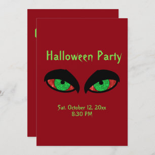 Invitations éffrayantes de la fête d'Halloween