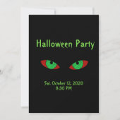 Invitations éffrayantes de la fête d'Halloween (Devant)