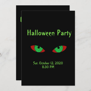 Invitations éffrayantes de la fête d'Halloween