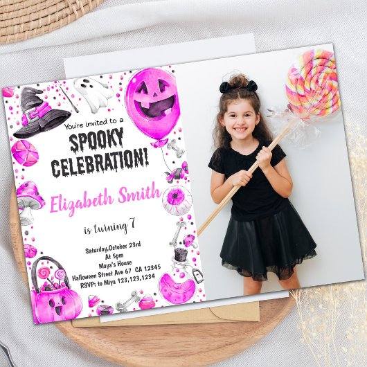 Invitations Éffrayantes personnalisables pour les 