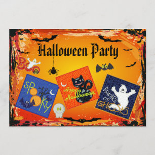 Invitations Éffrayants du parti Halloween