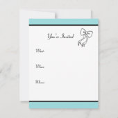 Invitations Elegant Bow (Dos)