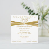 Invitations élégantes à la fête du 70e anniversair (Debout devant)