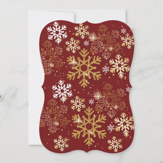 Invitations élégantes à Noël (Dos)