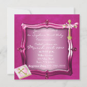 INVITATIONS élégantes de conception de damassé de (Dos)