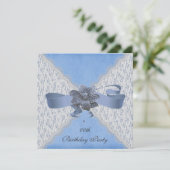Invitations élégantes de fête d'anniversaire de (Debout devant)