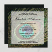 Invitations élégantes de Fête de la mariée de (Devant / Derrière)