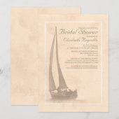 Invitations élégantes de Fête de la mariée de (Devant / Derrière)