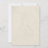 Invitations élégantes de Fête de la mariée de cône (Dos)