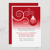 Invitations élégantes de fêtes de fin d'année (Devant / Derrière)