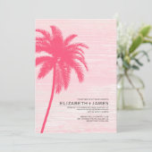 Invitations élégantes de mariage de plage de (Debout devant)