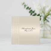 Invitations élégantes de Pearl Satin (Debout devant)