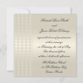 Invitations élégantes de Pearl Satin (Dos)