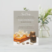 Invitations élégantes de Spa détendu (Debout devant)