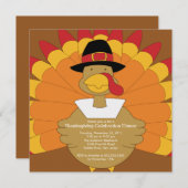 Invitations élégantes de thanksgiving de la (Devant / Derrière)