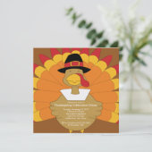 Invitations élégantes de thanksgiving de la (Debout devant)