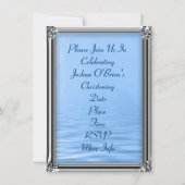 Invitations Élégantes pour bébés (Dos)