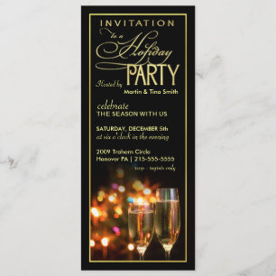Invitations Élégantes pour fêtes de fin d'année -